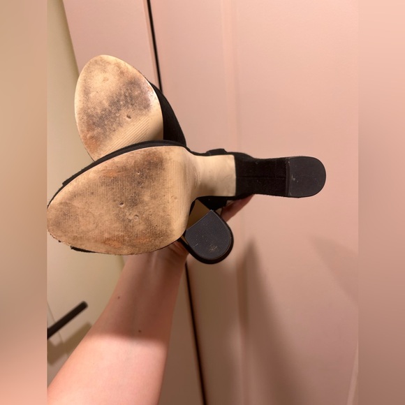 Michael Kors black suede platform heels - Picture 2 of 6